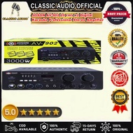 JOSON AV-902 200 By Classic Audio- rms x2 Digital Karaoke Professional Stereo Amplifier Made in Japa