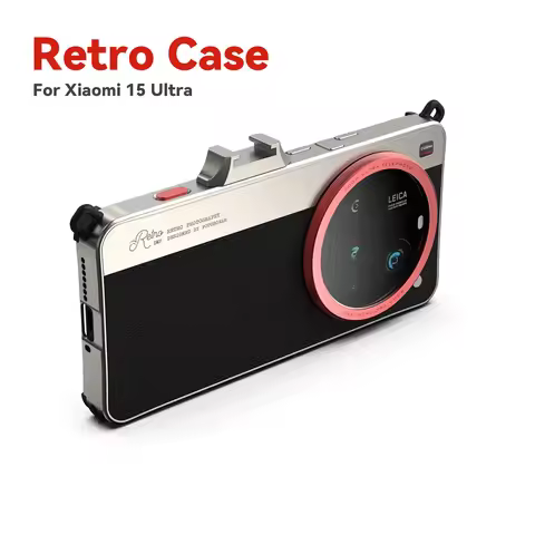 Fotorgear Retro Classic Series Phone Case for Xiaomi 15 Ultra Photography Accessories Supports 67mm 