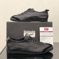 OnitsukaTiger Mexico66 Original Wanita Pria Indo Full Black Hitam.