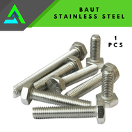 BAUT STAINLESS STEEL M24 X 50(5CM) SAMPAI M24 X 150(15CM) PAKET 1 PCS