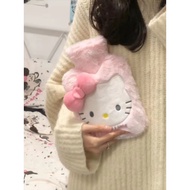 Cute Kitty Hello Kitty Flush Hot Water Bottle To Keep Warm Ins Leak-proof Home Dormitory Water-filled Hot Water Bottle T