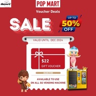 Popmart Labubu Hirono Skullpanda Molly Dimoo Disney Vending Machine Gift Voucher BEST DEALS! (C)