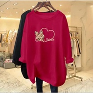 Women's Oversized Long Sleeve T-Shirt/ Women's Distro T-Shirt/ Oversized Streetwear T-Shirt Distro T