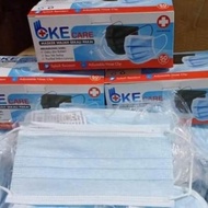 Miliki Masker 3 Ply Earloop Biru Pakai Box Isi 50Box/1Koli