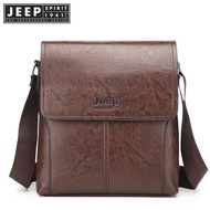 JEEP SPIRIT 1941 ESTD New Mens Messenger Crossbody Bag Large Capacity Cross Straddle Bag Business Le