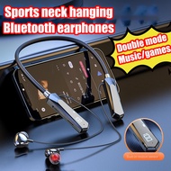 Bluetooth neck hanging earphones Pedometers headset Earbuds with microphone HiFi Headphones Tws Noise Cancelling for Sports earphone