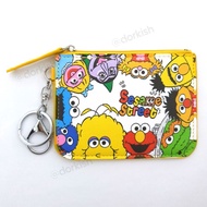 Sesame Street Elmo Big Bird Cookie Monster Ernie Bert Oscar Count Von Ezlink Card Pass Holder Coin Purse Key Ring