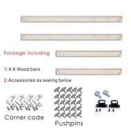 [MLDP] Choice 30x40 30x30 40x50 Wood Frame For Canvas Oil Painting Picture Nature DIY Frame For Diam