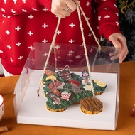 MEIDI | Christmas Transparent Portable Cupcake Packaging Boxes 7 Pieces