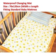 BABY MATTRESS PROTECTOR - DUCK 120 X 70