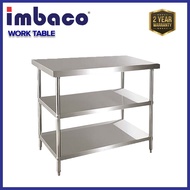 IMBACO 3 Deck Stainless Steel 304 Work Table WST-0963 (900x600mm) Kitchen table oven table Ketuhar M