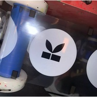 Custom Logo White Block Lid Sealer Screen Printing | 1 Color & 2 Colors | PP Drink Cups 12 oz to 22 