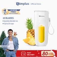 Simplus Juicer Juice Blender Ice Blender for Fruit and Vegetables 400ML Protable Electric Fruit Juic