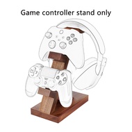 Geekria ขาตั้งจอยควบคุมเกมไม้จริงคู่และที่แขวนหูฟังที่เก็บตัวควบคุมสำหรับ PS4/PS5/Xbox/ Switch/8BitD