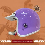 Mũ Bảo Hiểm 3/4 Napoli N099 SH2 - CHÍNH HÃNG - FREESHIP - BẢO HÀNH 12 THÁNG - Nón Bảo Hiểm Napoli SH