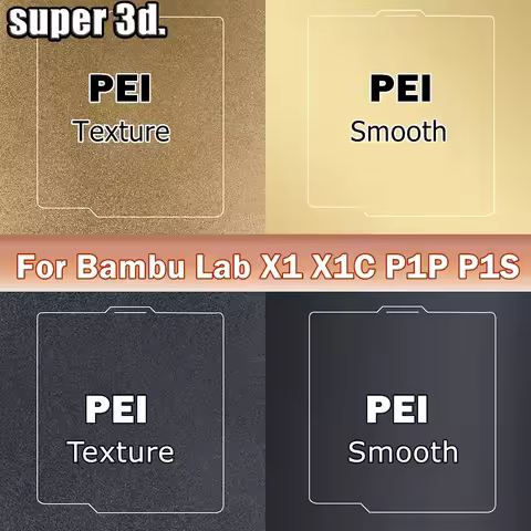 Bambulab Build Plate 257x257 Spring Steel Sheet PEO H1H PEY Sheet A1 X1C P1S Bambulab PEI Build Plat