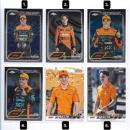 F1 Topps Chrome Card & Paddock Pass - PiastriOSCAR (Mclaren F1 Team)