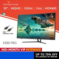 PRISM+ X390 PRO 39" 165Hz 1ms Curved QHD [2560 x 1440] Adaptive-Sync Gaming Monitor