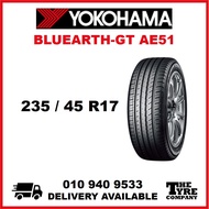 YOKOHAMA BLUEARTH-GT AE51 - 235/45/17, 235/45R17 TYRE TIRE TAYAR 17 INCH INCI
