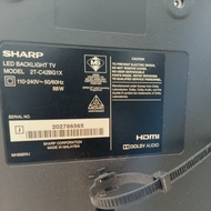 Sharp 2T-C42BG1X MAINBOARD / POWERBOARD / STAND / WIFI RECEIVER