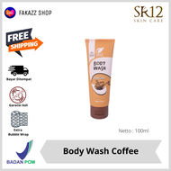 BODY WASH BLACK COFFEE SR12 100ml - 250ml SABUN MANDI SR12 SABUN MANDI KOPI / Body Wash Coffee / Sab