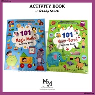 Activity Book 101 Magic Math & Never-Bored (Nours Maze Shapes) | Children's Activity Book Number For
