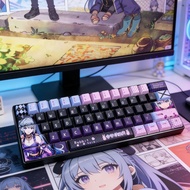 万器C61键机械键盘有线背光青红茶轴便携宿舍网吧FPS电竞游戏专用4.28Wanqi C61 Mechanical Keyboard Wired Backlit Blue/Red/Brown Swit
