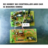 20230725-338b RC HOBBY QD CONTROLLER AND CAR IC BOARDS  40MHZ