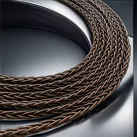 Single Crystal Copper Wire 7N Bronze Single Crystal Copper Earphone Upgrade Cable DIY Earphone Cable