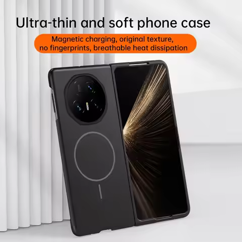 Slim Skin Matte Magnetic Case For Honor Magic V5 5G Wireless Charging Hard Back Cover Capa