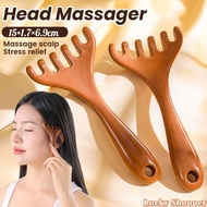LSP 6-Claws Head Massager Meridian Dredging Head Scalp Massager Scraper Massage Comb