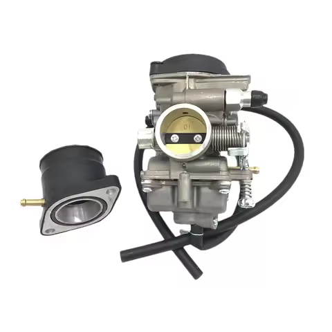 Carburetor W/ Intake Manifold For JIANSHE LONCIN BASHAN 250cc ATV QUAD JS250 Roketa Baja Trail JetMo
