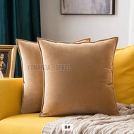 Suede sofa cushion cover 30x30 40x40 45x45 50x50 60x60 plain premium suede cushion pillow