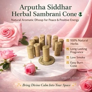 Arputha Siddhar Aromatic Natural Herbs Cone Dhoop Sambrani Pure Herbal Fragrance for Divine Energy &