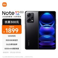 Redmi Note12Pro+ 5G 2 亿像素 OIS光学防抖 OLED柔性直屏 8GB+256GB子夜黑 智能手机 小米红米