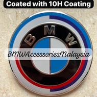 82mm BMW 50th Anniversary Emblem Replacement for F22, F30, F32, F82 Coated