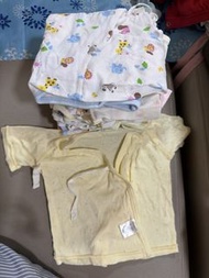 嬰兒初生蝴蝶衣及和服內衣 共 12件 