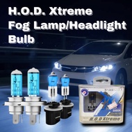 🔥CLEAR STOK🔥H.O.D Xtreme Headlight Foglamp Bulb 2 Pcs White H1 H7 H11 100w Mentol Lampu Terang Brigh