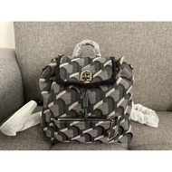 Rosa K. Mini Black Denim Backpack