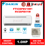 Daikin FTV28PB / RV28PB R32 1HP WIFI Air Conditioner Gin-ION Filter Standard Non Inverter (FTV28PB / RV28PB)
