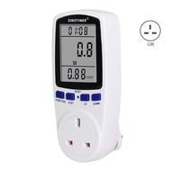 V016 Digital Watt Monitoring 230V AC Power Meter EU / US / UK Switch Socket Electricity Monitor มิเต