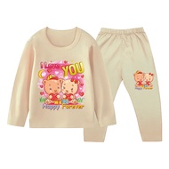 I love You Happy Bear Kids Pajamas Comfortable, DurableFOREVER 1-10 Years 1330