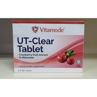 🍒 Vitamode® UT-Clear Tablet | Cranberry + D-Mannose | Urinary Tract Health | 2 x 10 Tablets