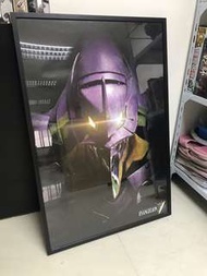 EVA 新世紀褔音戰士 初號機 環球影城 海報連畫框