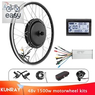 Hub Motor Wheel E-bike Conversion Kits  Electric Bike Motor with LCD3 KT 48V 1500W Electric Bicycle