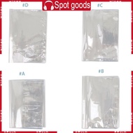 WIN Transparent PVC Book Sleeve A6 A5 BooK Cover Binder Notebook Cover Waterproof