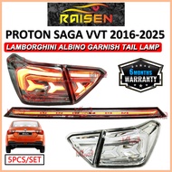 [Installation Provided] Proton Saga VVT 2016 - 2025 Lamborghini Tail Lamp with Centre Garnish Bar (A