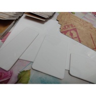 Arcylic board white square size