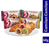 5 Days 5Days Croissant Bread Chocolate and Cheese Flavor 60 gr