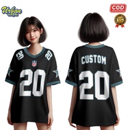 【Custom Name & Number】2025 Hot Trend  digit Casual Loose Jersey Custom Name Baju Jersey Perempuan Fu